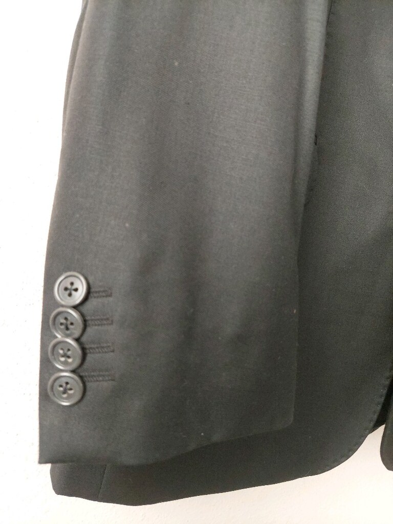 HATEMOĞLU 1924 Siyah Yünlü blazer ceket - 7