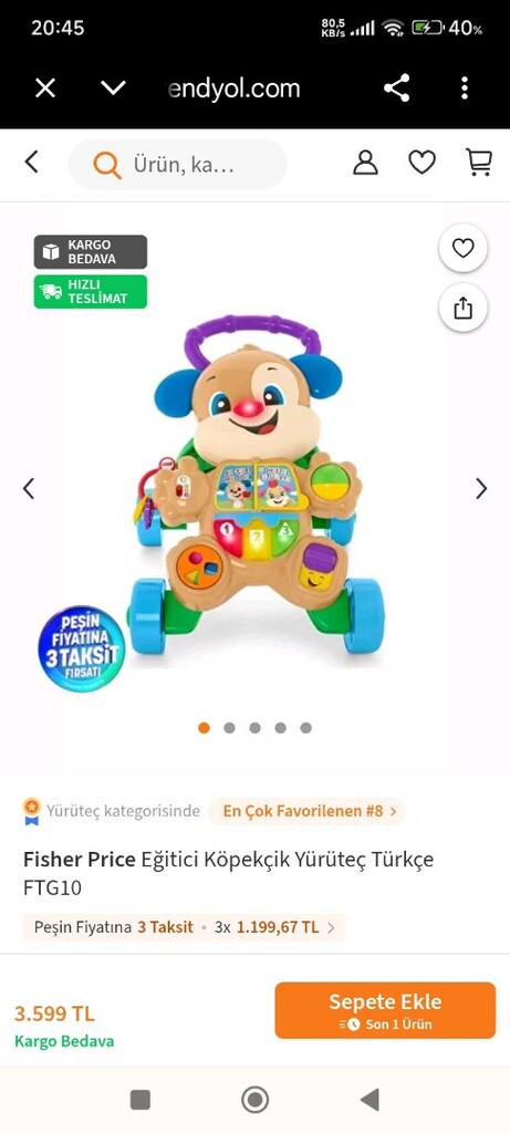 Fisher-Price Eğitici Yürüteç - 3