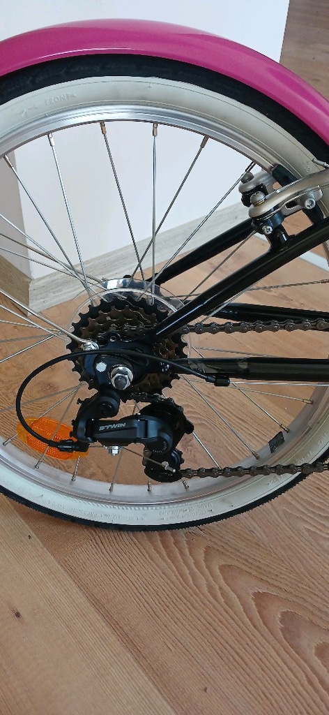 btwin çocuk bisikleti 20 jant Decathlon YENİ GİBİ Ön Sepetli - 11