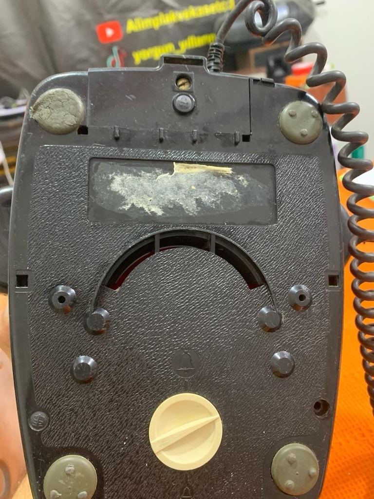 tamamen Orjinal ev telefonu kırmızı - 4