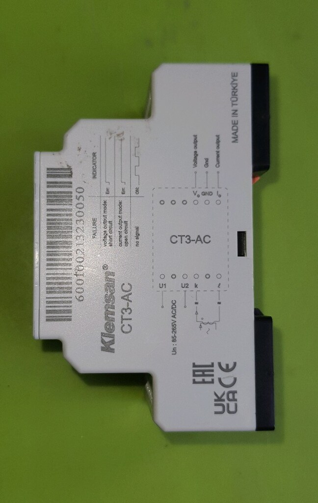 Klemsan 600100-CT3-AC gerçek rms akım trandüseri Sinyal Dönüştürücü - 4