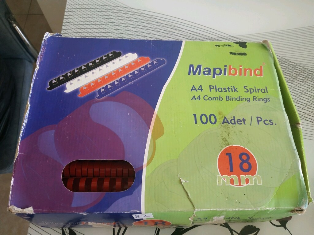 Mapibind 18mm Plastik Spiral (82 ad.) - 5