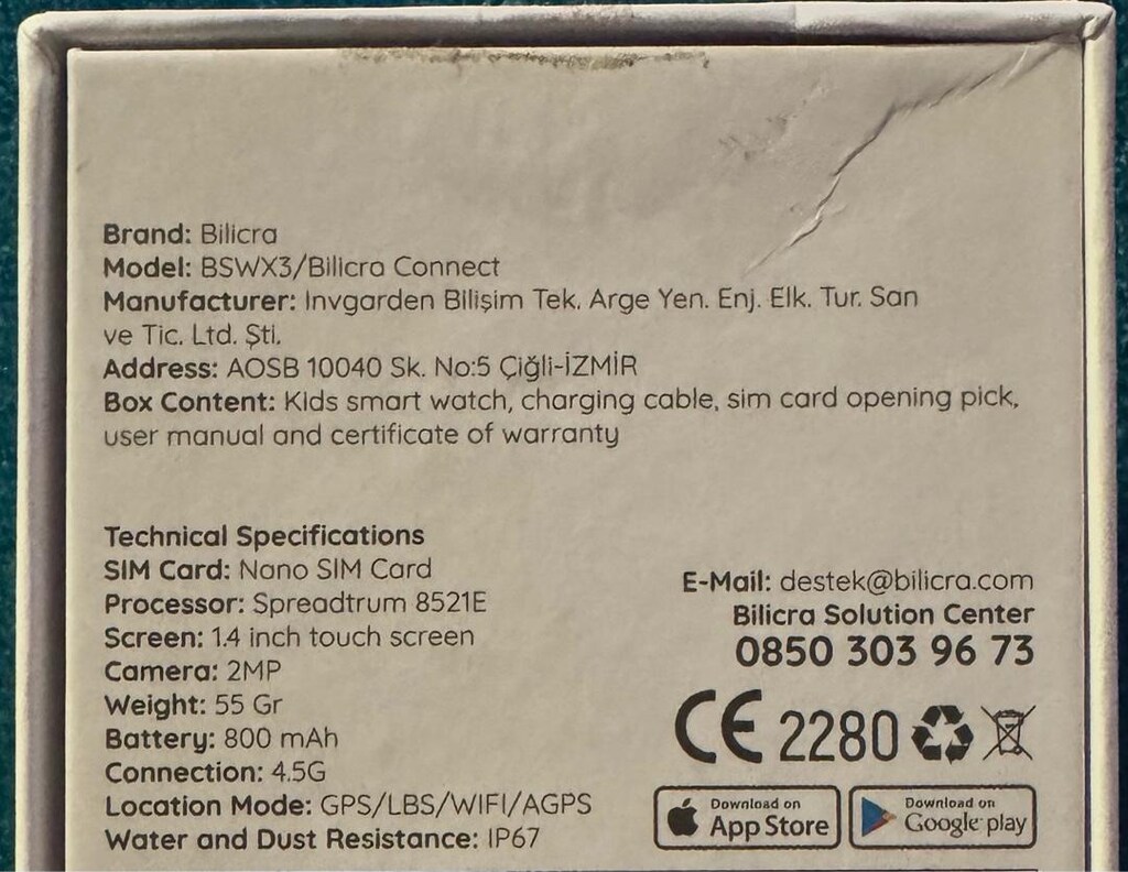 Bilicra Connect 4.5G Çocuk Akıllı Saat – Flamingo / Temiz / Kutulu - 7