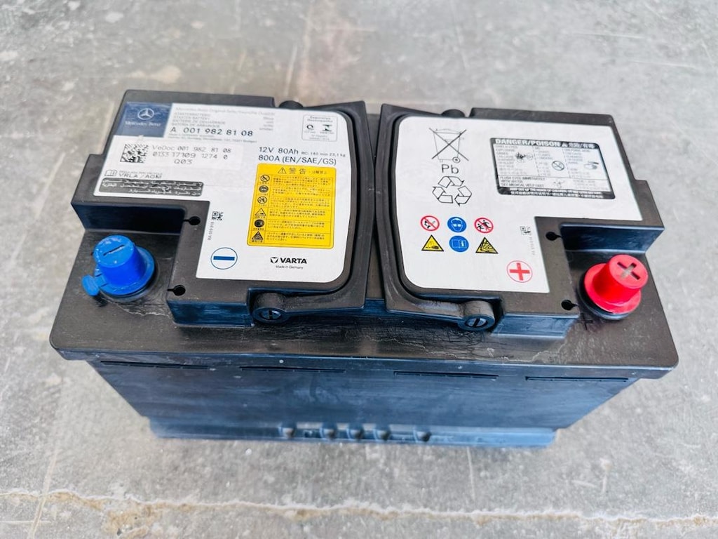 12v 80 AMPER ÇIKMA AGM JEL VARTA AKÜ.!! sağlam. - 2