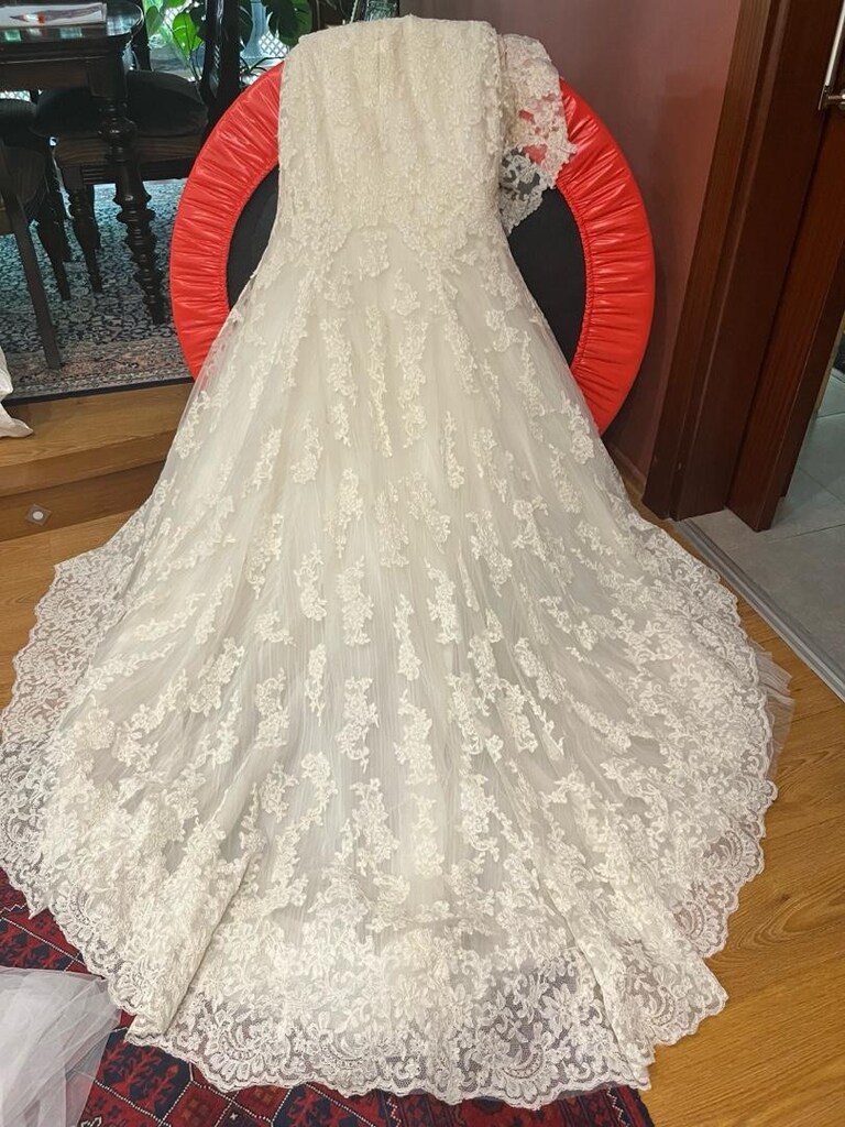 Pronovias Dantel Gelinlik - 8
