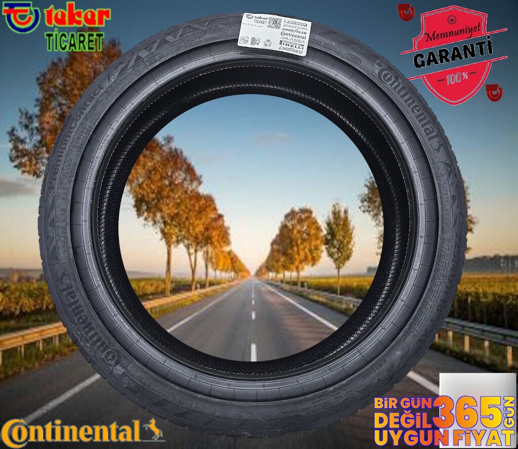 225 40 18 Continental PremiumContact 7 #mevsim Lastik# Teker Ticaret - 2