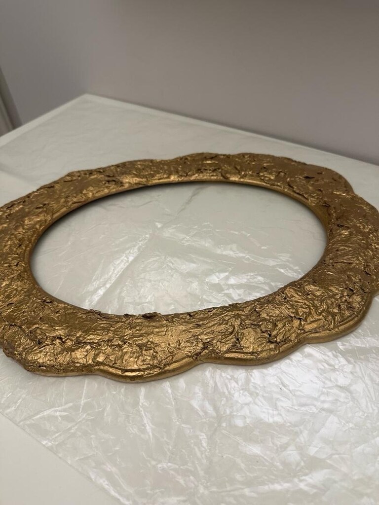Ahşap kursta yapılmış el emeği 37/27 cm - 12