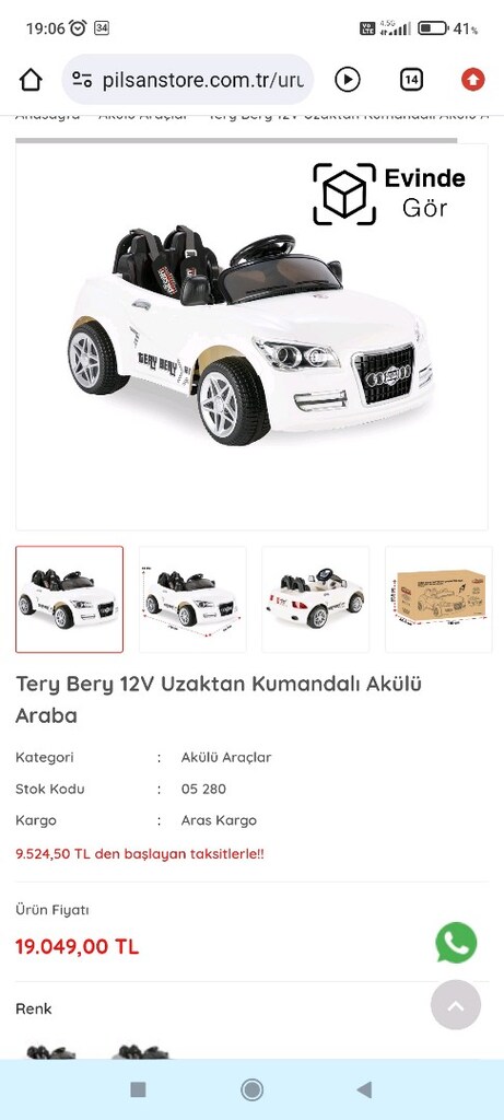 Pilsan akülü araba - 7