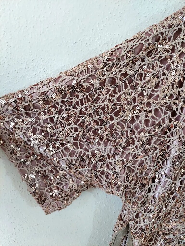 simli küpürlü abiye kıyafet - 6
