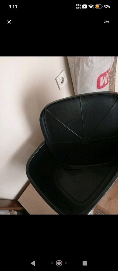 3 adet büyük boy kapaklı kalın plastik kutu - 3