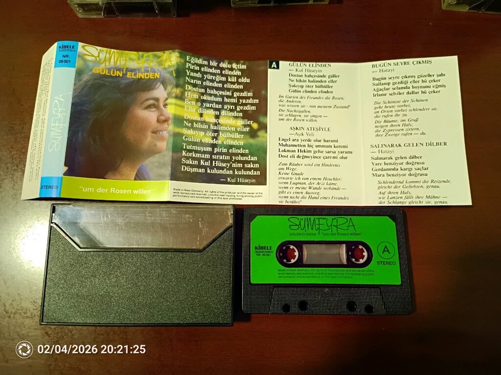 aramakla bulunmaz hard to find Sümeyra Alman baskı kaset