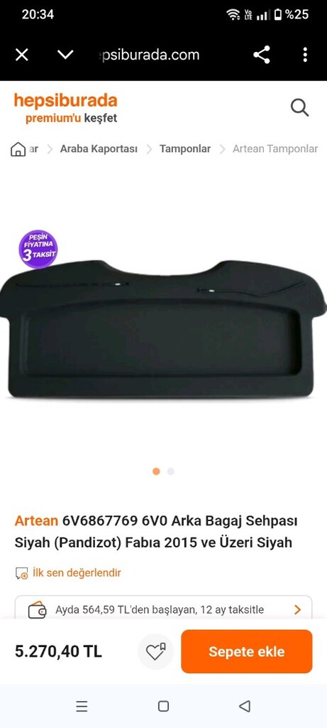 ORİJİNAL SKODA FABİA PANDİZOT - 5