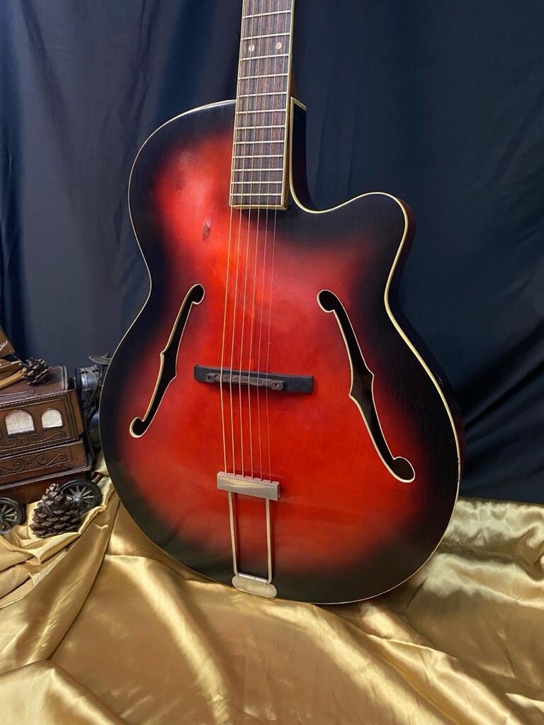 1960s Framus 5/54 JAZZ Akustik Gitar - 4