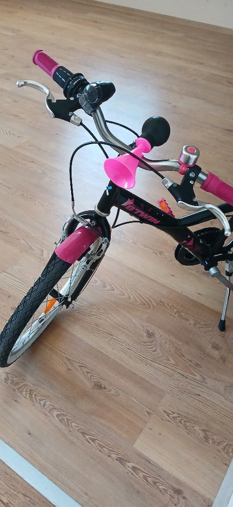 Btwin çocuk bisikleti 20 jant Decathlon YENİ GİBİ Ön Sepetli - 8