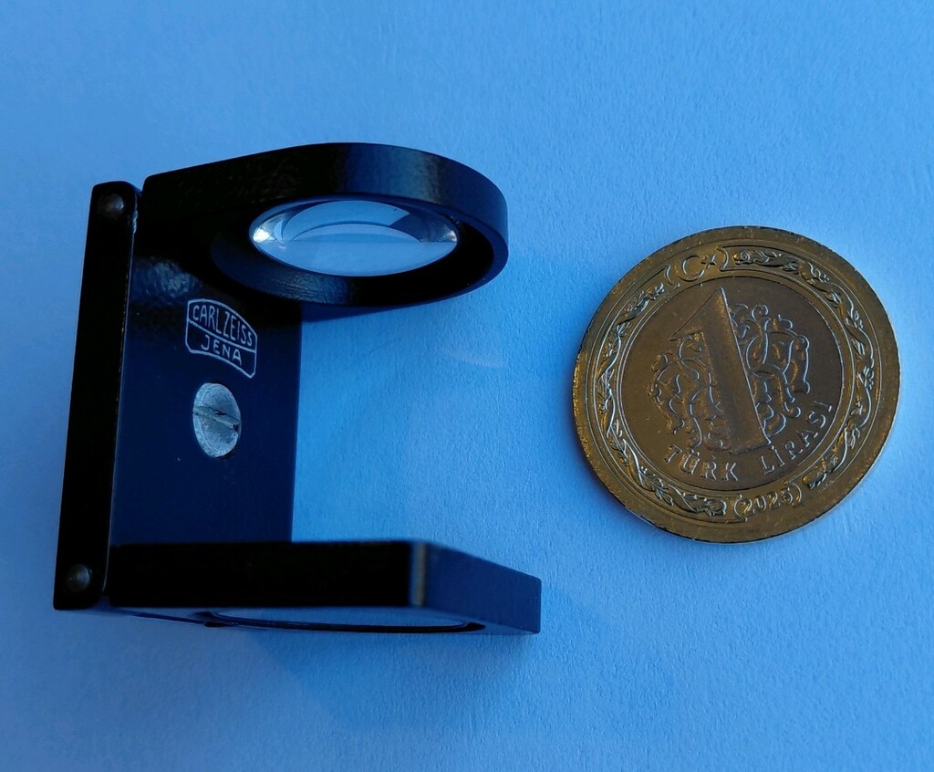 Carla zeiss jena Alman malı kuyumcu büyüteci loop - 10