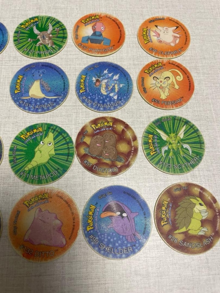 Orijinal Nostaljik Pokémon Taso 3 Mega Koleksiyon Seti (20 Adet) - 3
