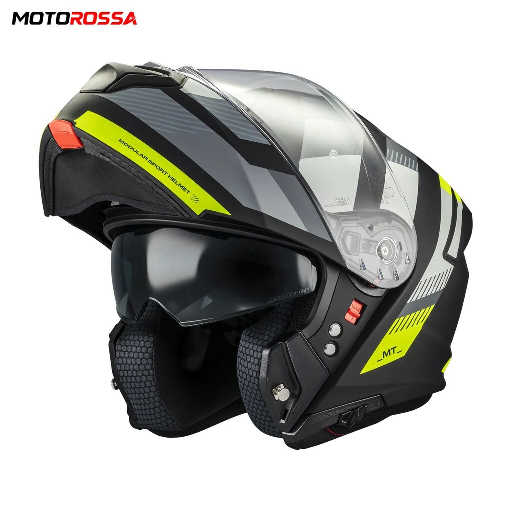 MT Genesis SV Stroke B13 Mat Çene Açılır Motosiklet Kaskı | MOTOROSSA