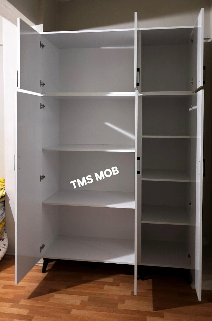 Dolap 1.sınıf komple Mdf Yüklük dolabı gardırop yatak yorgan dolabı - 2