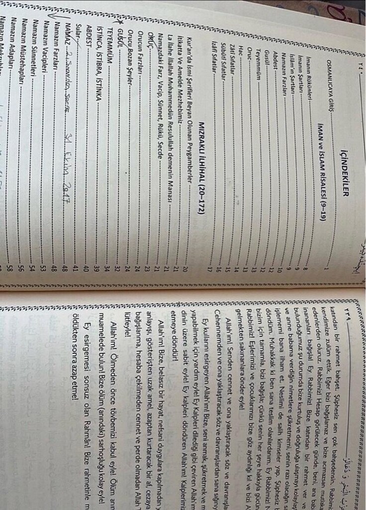 KULLANILMIŞ Kaplanmış Osmanlıca Kitap - 6