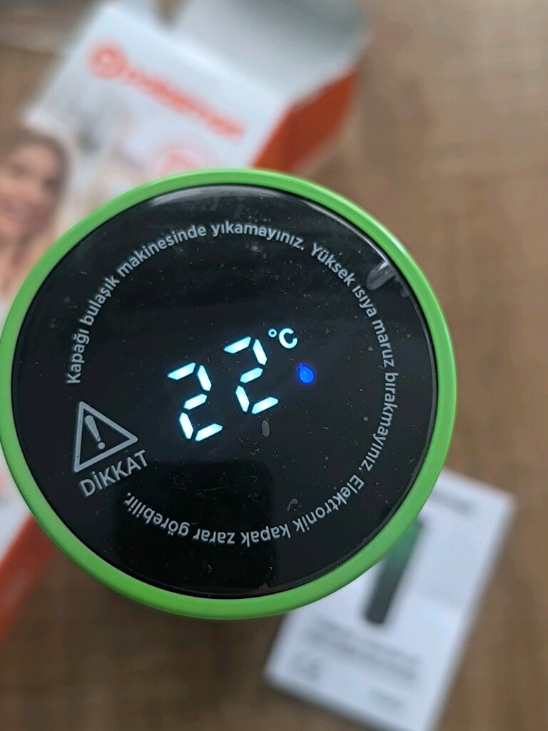 Polosmart Dijital Sıcaklık Göstergeli Dokunmatik Çelik Termos - 2