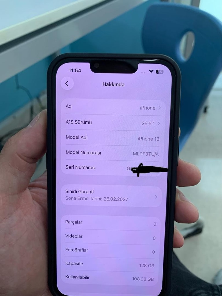 İPhone 13 128 GB MIDNIGHT TR GARANTİLİ TAKASLI PİL 88 - 4