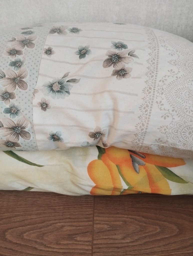 çift kişilik pike takımı 5 parça 1 kez kullanılmış tüm parçaları sıfır - 9