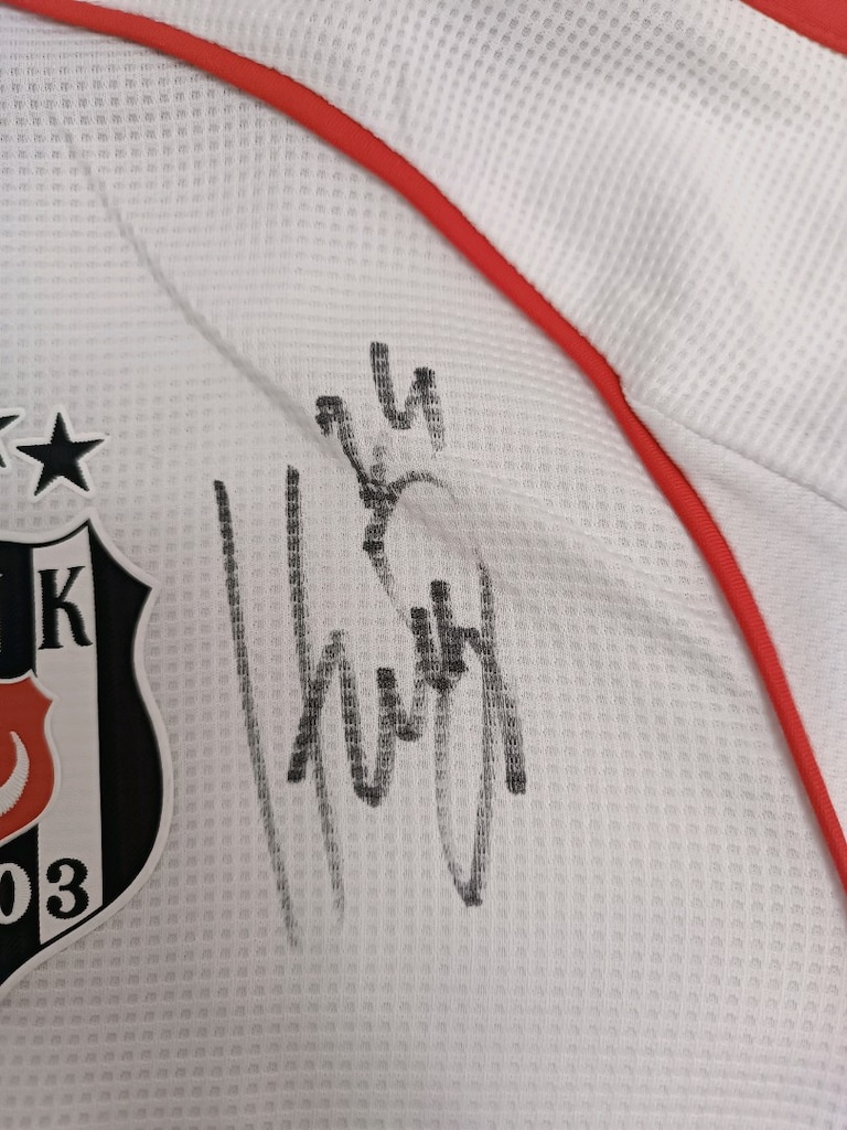 25/26 SEZON BEYAZ (L BEDEN) İMZALI ORİJİNAL BEŞİKTAŞ FORMA - 7