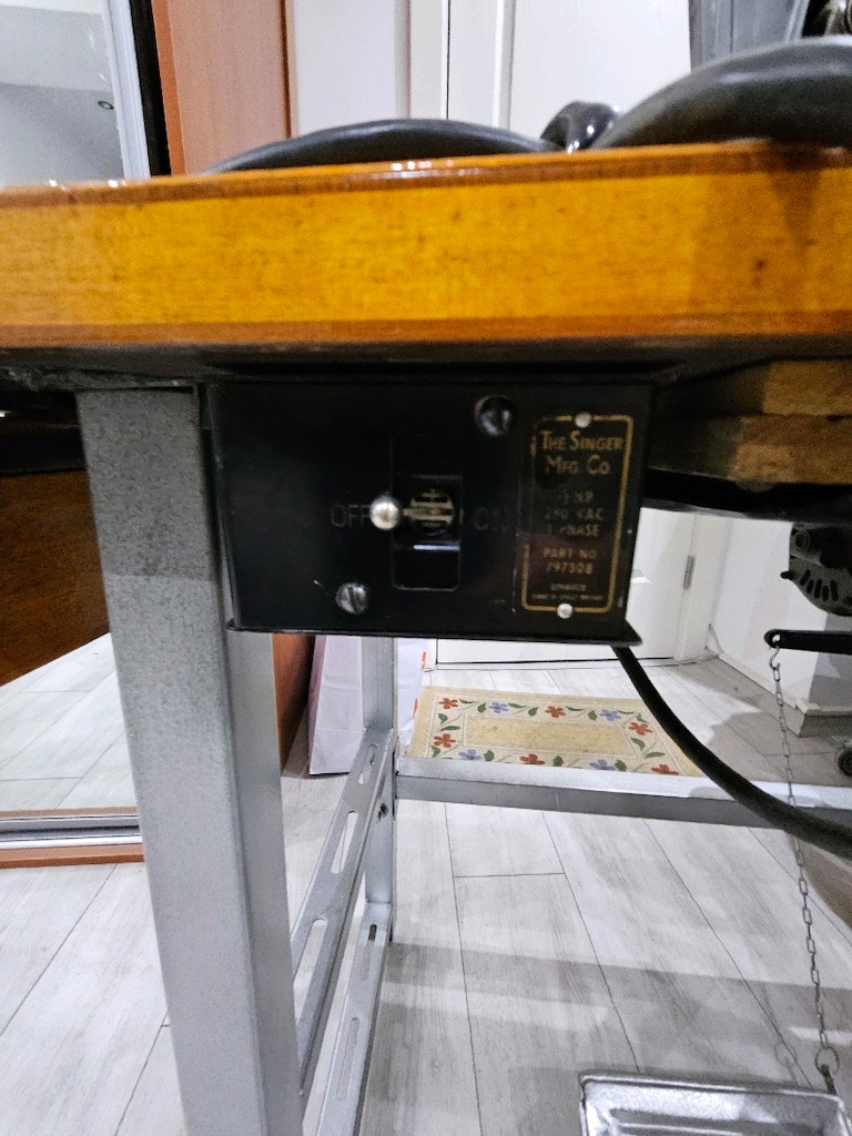 Singer 196k5 Antika sanayi dikis makinesi - 3