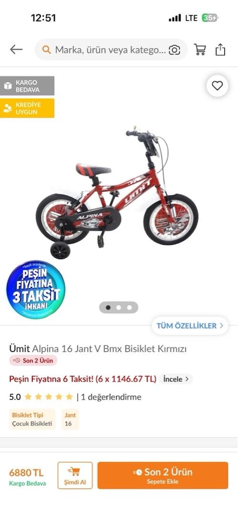 ÇOCUK BİSİKLETİ - 9