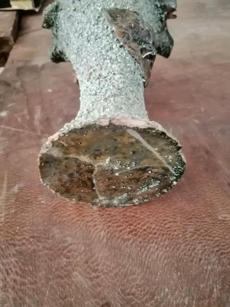 Antika Çanakkale Seramik Kumlama Tekniği Vazo - 5