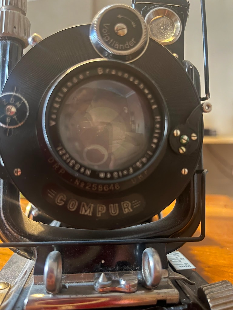 Voigtländer Bergheil 9x12 – Heliar 15cm f/4.5 – Compur (Yaklaşık 1927) - 2