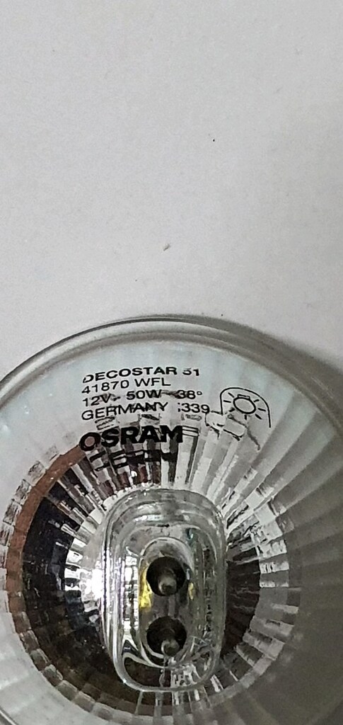 2 adet Osram spot ampulü 12V 50W önü açık - 2