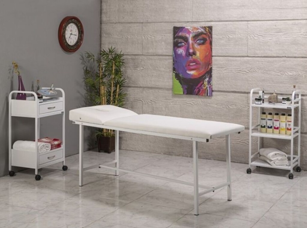 Spa Masaj Masası-Cilt Bakım Sir Ağda Epilasyon Estetisyen Sedyesi - 5