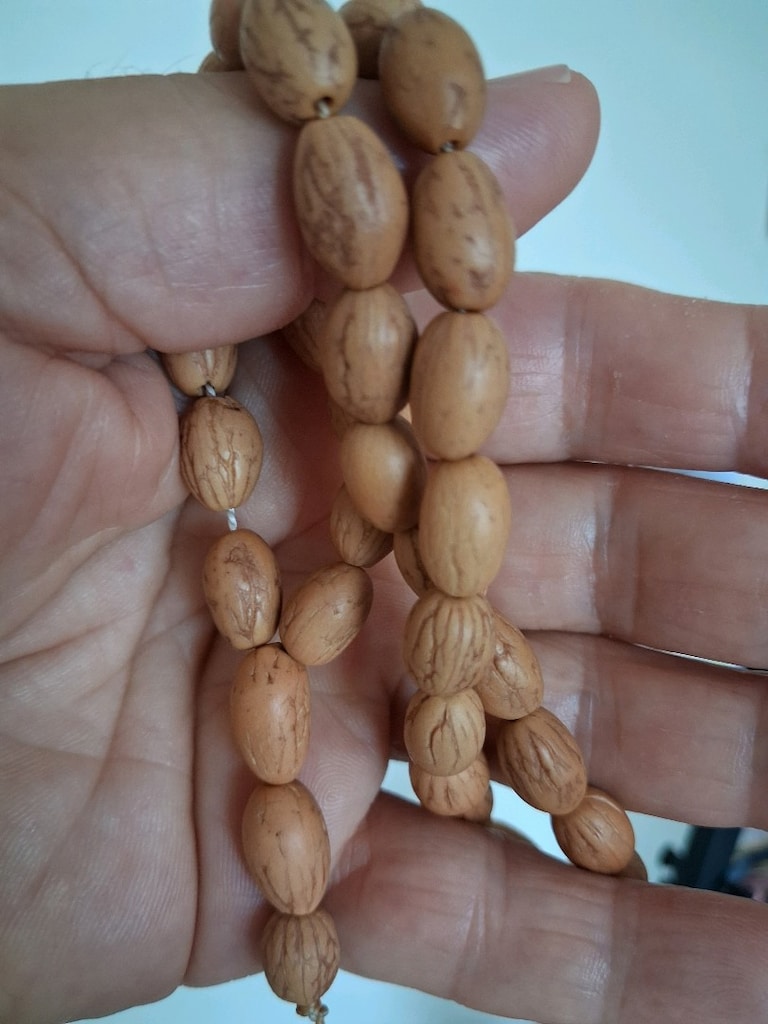 hobi yapımı Zeytin Çekirdeği tesbih - 2