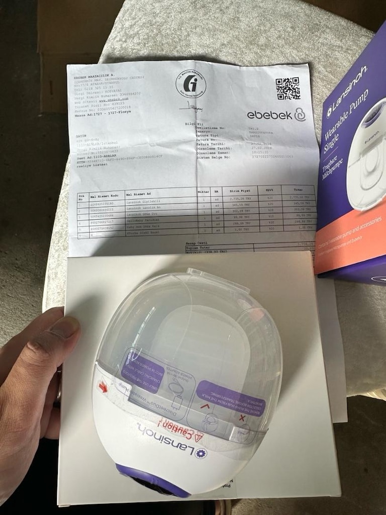 Lansinoh Giyilebilir Tekli Göğüs Pompası Eller Serbest - 6