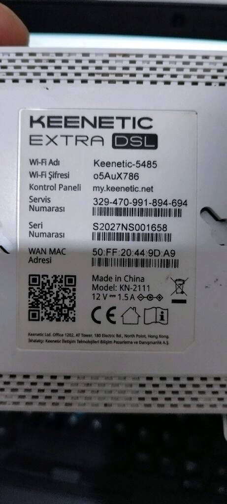 Keenetic KN-2111 1200 mbps VDSL modem - 7