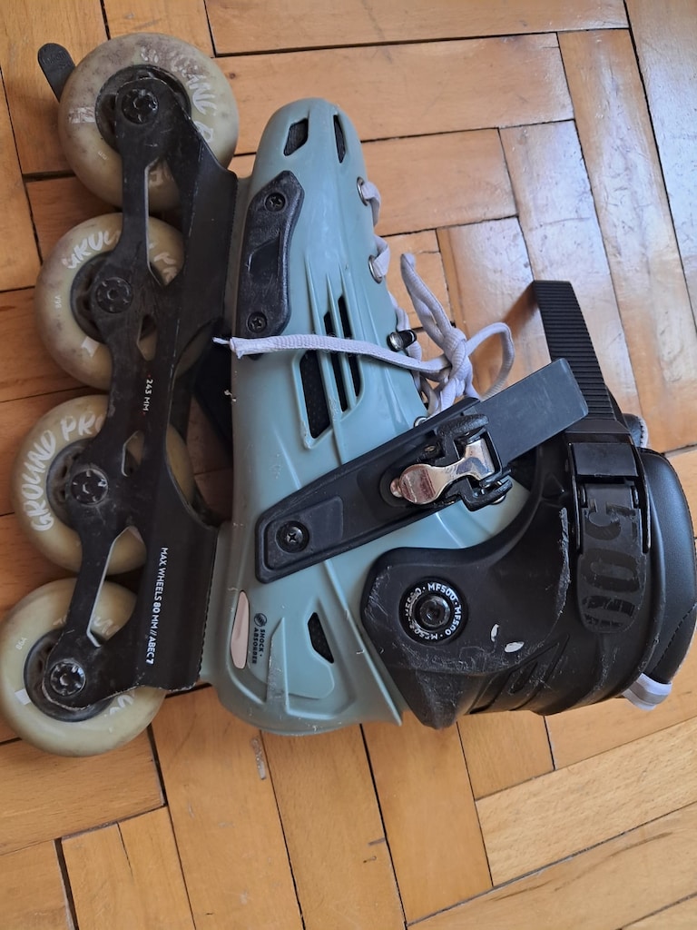 Oxelo MF500 Haki Renk 39-40 Numara Paten Sıfırdan Farkı Fiyatı - 6