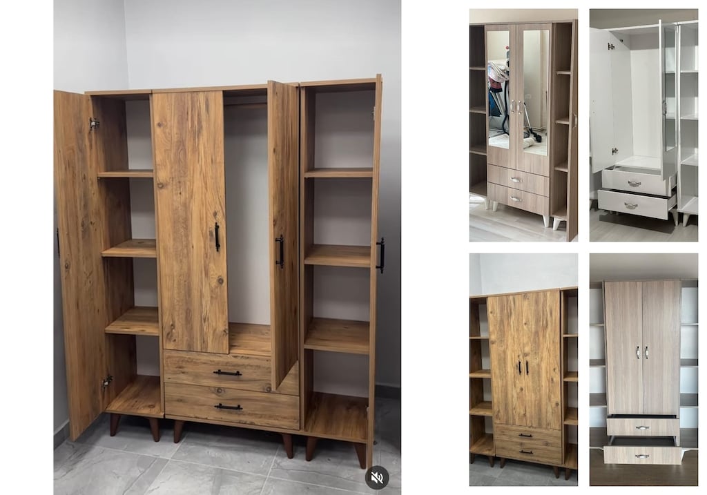 4 kapaklı elbise dolabı bydnsqlcvf - 5