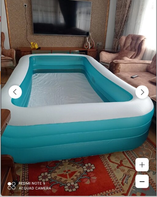Sıfır Mega Aile Boyu Şişme Havuz Ambalajında 3.05x1.83x56 cm Derinlik