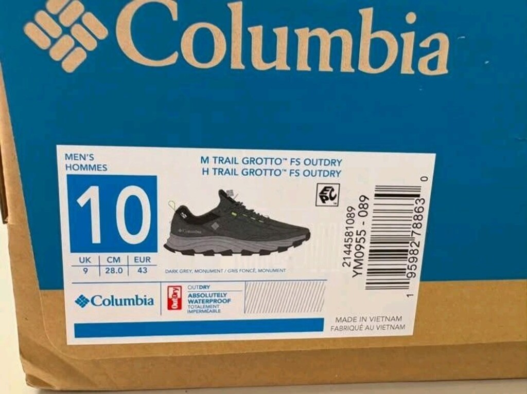 Columbia M Trail Grotto FS OutDry erkek outdoor orjinal ayakkabı. - 8