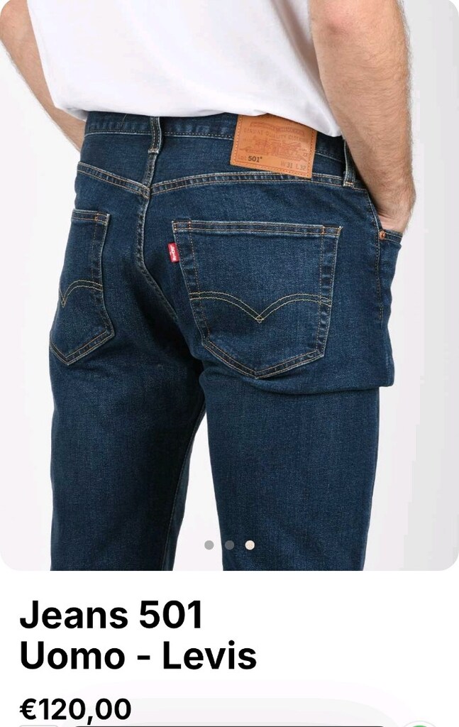 Levi's 501 Dark Indigo Kot Pantolon — görsel 6/12
