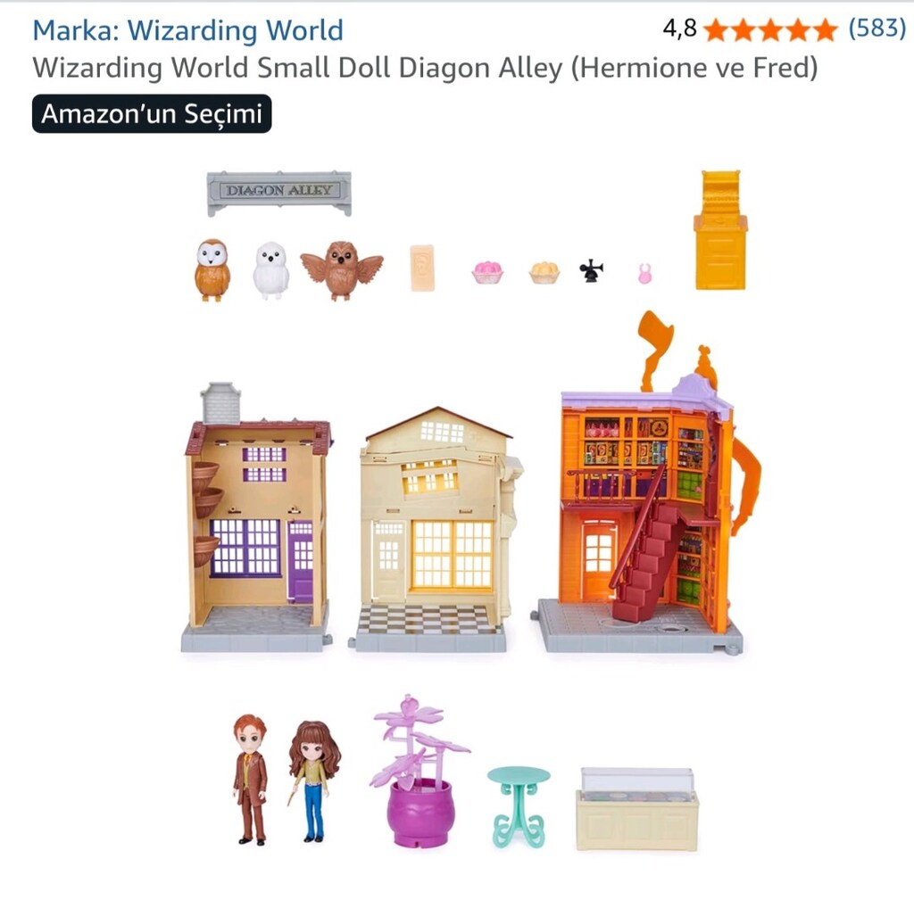 Harry Potter Wizarding World Small Doll – Hermione ve Fred Seti - 5