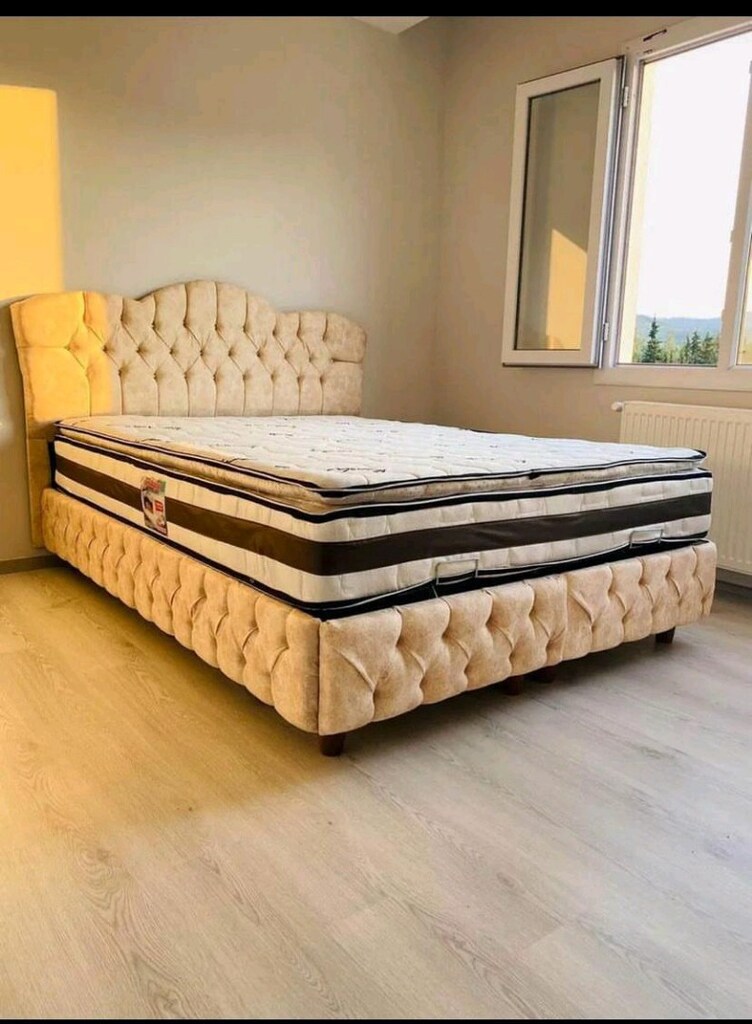 Lüks çift kişilik baza başlık yatak takımlarımız model ve renk seçenek - 9