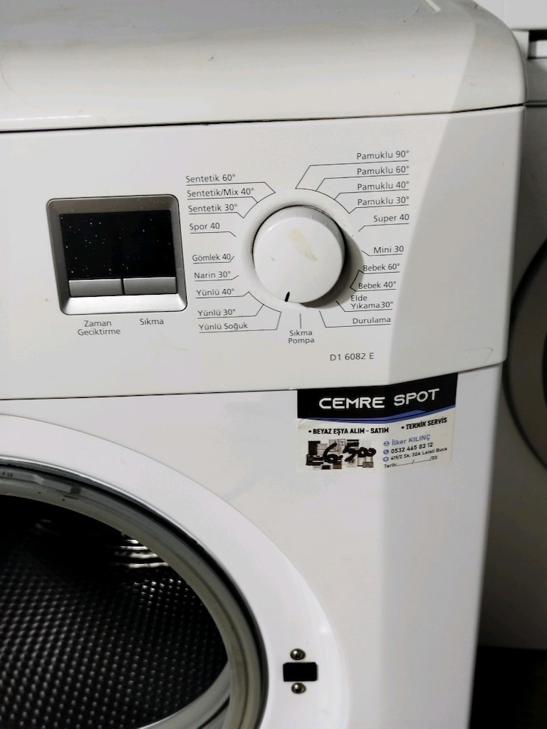 BEKO 6 KG ÇAMAŞIR MAKİNESİ İZMİR İÇİ 3 AY GARANTİMİZ VARDIR - 7