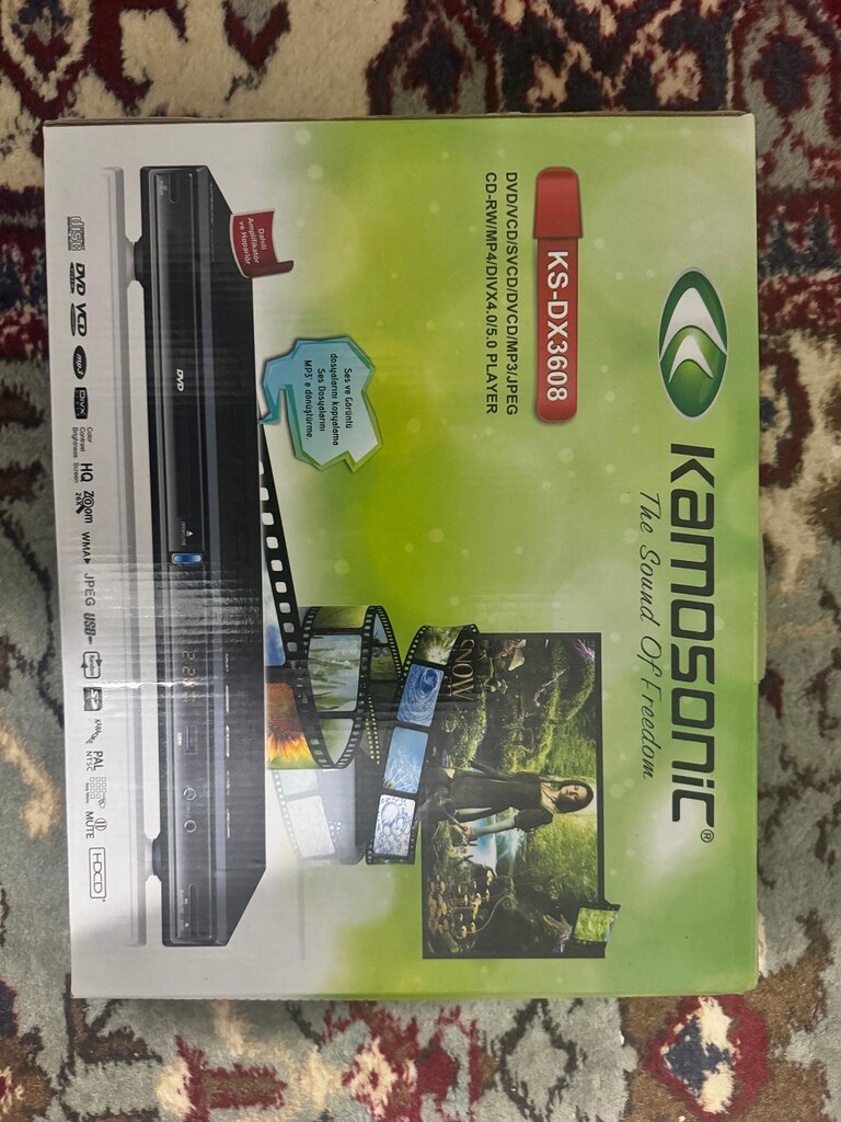 Temiz Kamosonic KS-DX3608 DVD / MP3 / USB Player - Kutusunda - 3