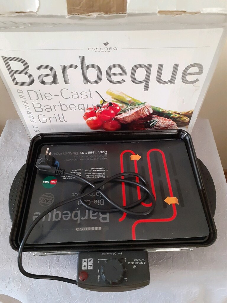 Essenso Döküm Elektrikli Barbeque Grill (Dumansız Izgara) - 2