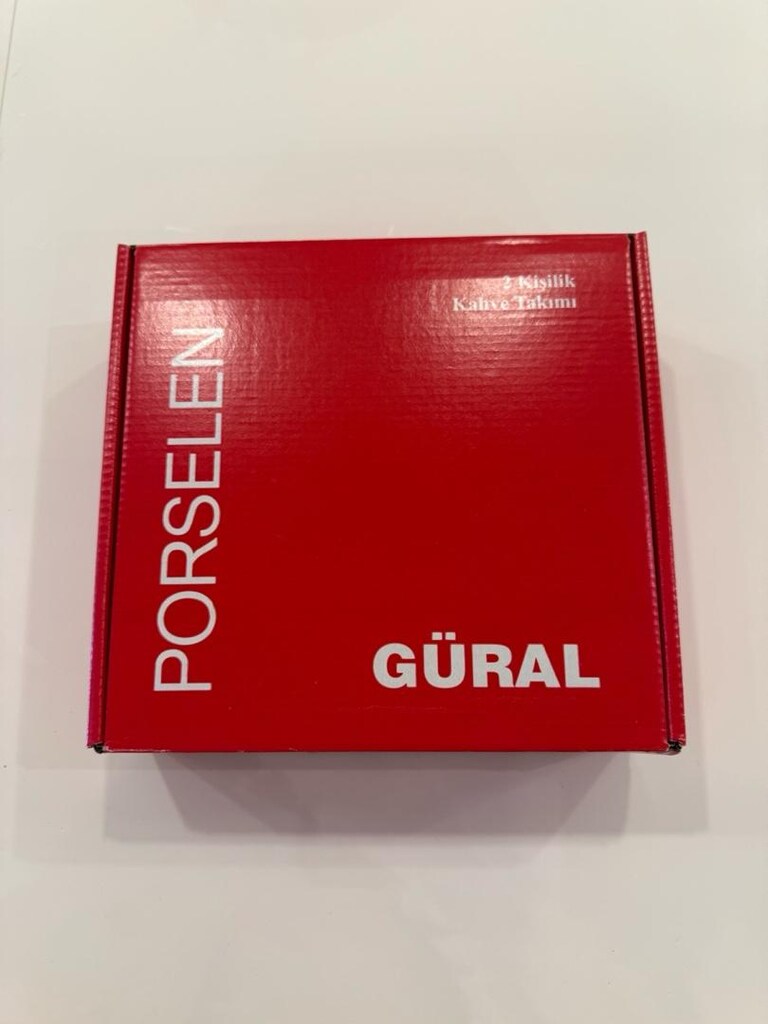 Yeni 2 kişilik güral porselen kahve fincanı - 9