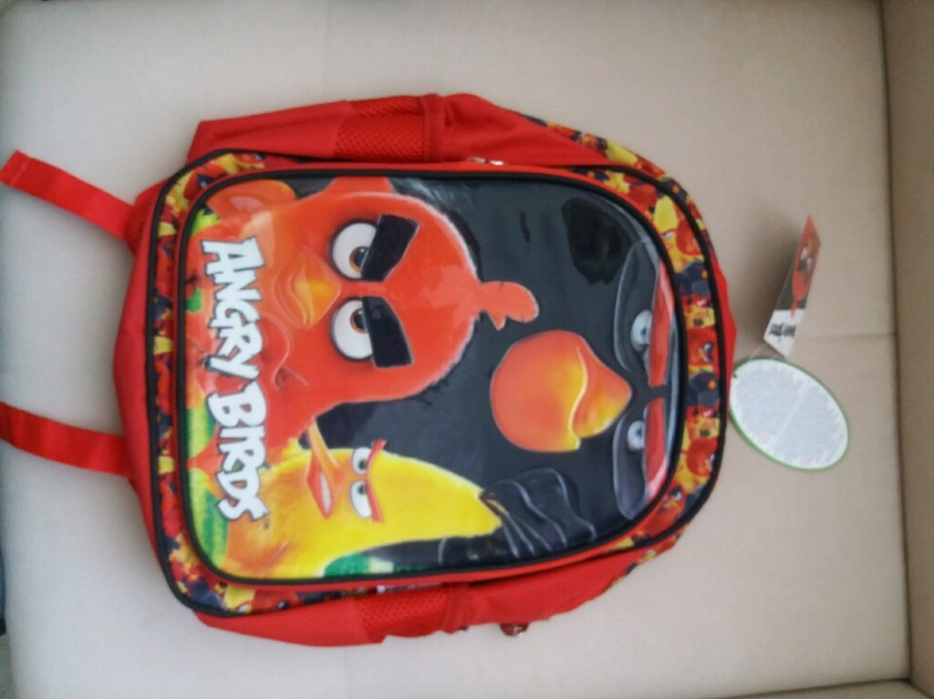 Angry birds LISANSLI iki gözlü ilkokul çantası - 2