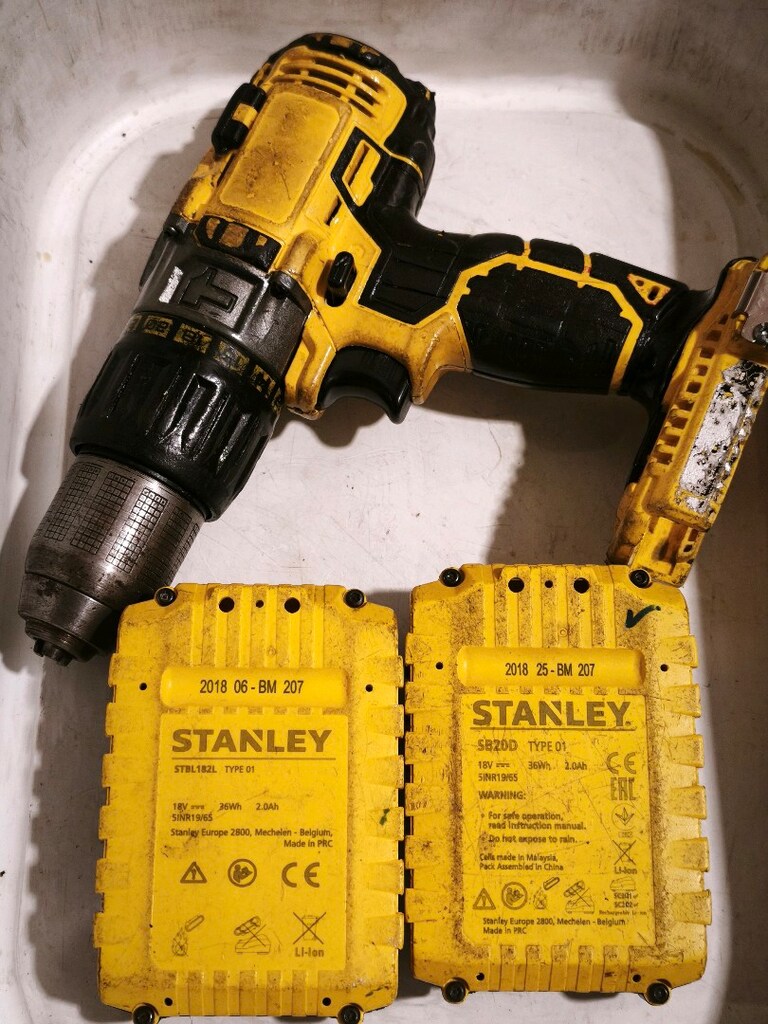 ORİJİNAL STANLEY 18 VOLT SORUNSUZ ÇALIŞAN MATKAP - 5