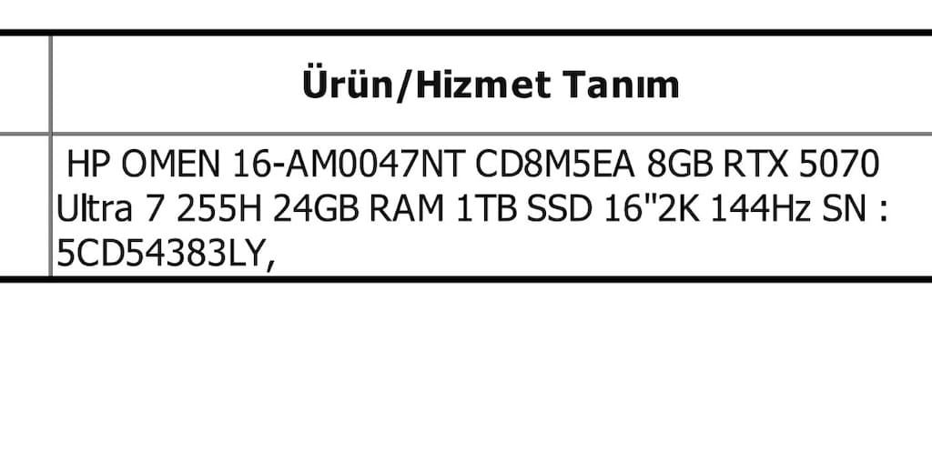 HP OMEN OYUNCU NOTEBOOK U - 3